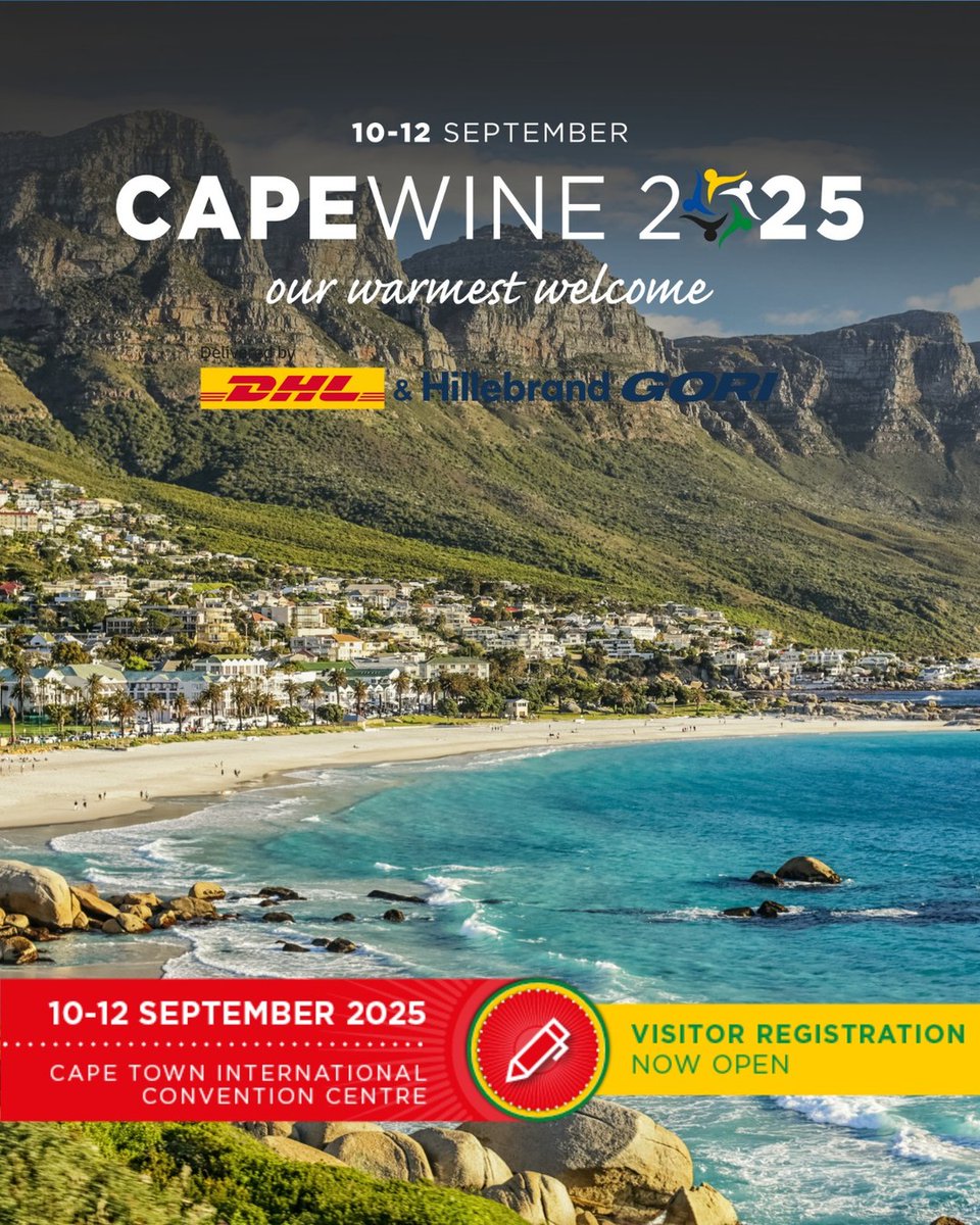 WOSACanada (@wosacanada) on Twitter photo In 6 days we finally open our doors for CapeWine 2025 at the CTICC in the Mother City of Cape Town, South Africa!
We are so very excited to host so many nationalities & a diverse collective of people in the wine trade.
Registration: capewine2025.com/Visitors.aspx
See you soon. In 6 days we finally open our doors for CapeWine 2025 at the CTICC in the Mother City of Cape Town, South Africa!
We are so very excited to host so many nationalities & a diverse collective of people in the wine trade.
Registration: capewine2025.com/Visitors.aspx
See you soon.