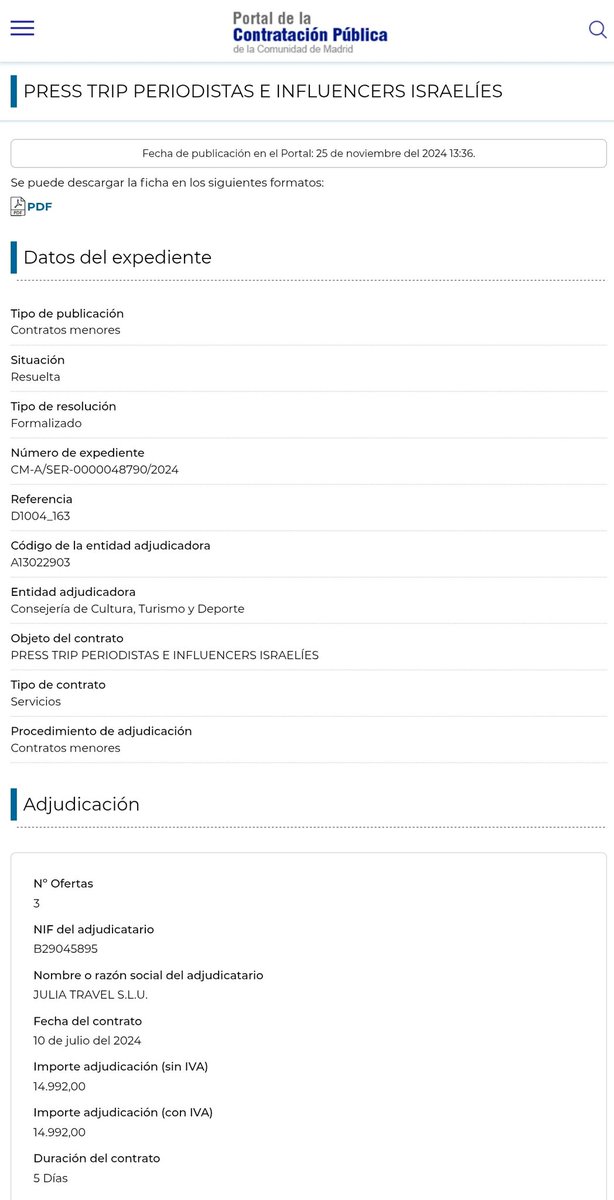 CiudadanO_O's tweet image. ⚠️ Ayuso gastó 14.992€ en un viaje por Madrid para influencers israelíes a gastos pagados 

📅 Justo cuando la ONU señalaba la ofensiva de Israel como posible genocidio

🔴La cifra roza el límite de contrato menor, esquivando la transparencia debida🤨