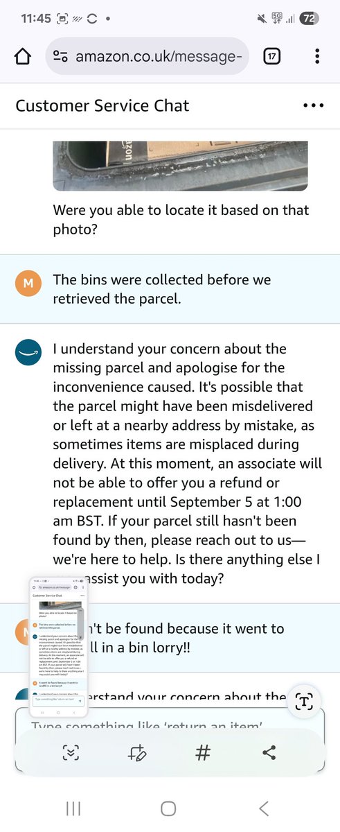 Matthew Drayton (@mattdrayton_be) on Twitter photo What is the point of <a href="/AmazonUK/">Amazon.co.uk</a> "customer service" "chat" I put these in quotation marks as it is neither chat or customer service! What is the point of <a href="/AmazonUK/">Amazon.co.uk</a> "customer service" "chat" I put these in quotation marks as it is neither chat or customer service!