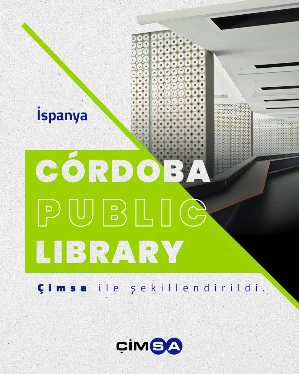 🌿 Tarihle doğa buluştu, biz de oradaydık!

Mimar Ángela García de Paredes'in tasarımıyla, Córdoba’daki 18. yüzyıl Tarım Bahçeleri içinde yer alan bu eşsiz kütüphane, tarihi dokuya ve çevreye uyumuyla öne çıkıyor.

📍 Bu özel projede, İspanya Fabrikamızda üretilen CEM I 52,5 R