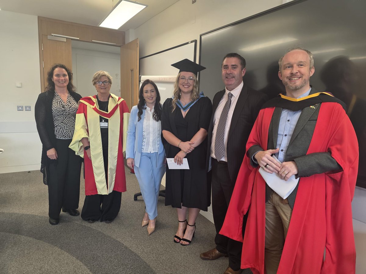 TUIunion's tweet photo. Congratulations to Caoimhe Woods, winner of the TUI award for achievements in Computer Science Education at @MaynoothUni , pictured today with TUI President Anthony Quinn, Vice President Laura Conheady and Prof Rosemary Monahan, Dr Majella Dempsey and Dr Thomas Delahunty https://t.co/y5h3naWUuH