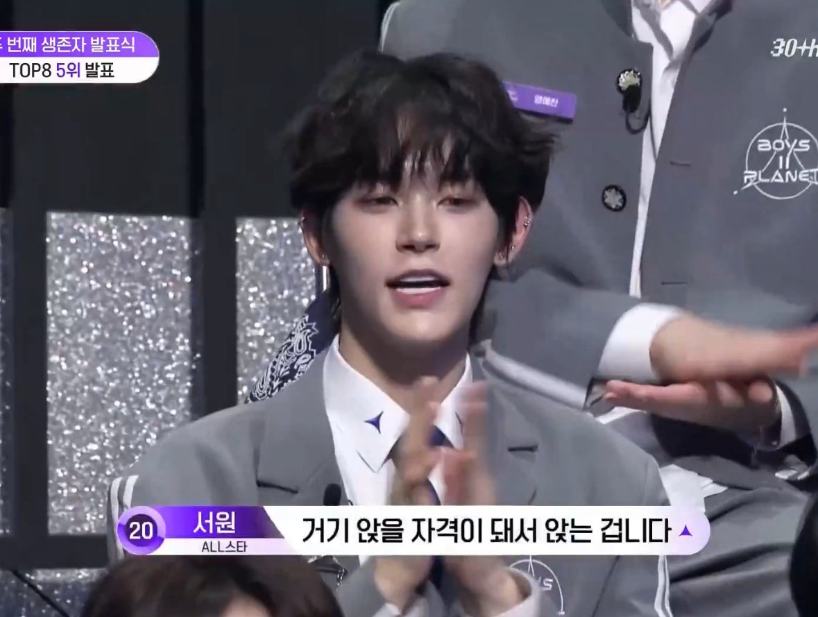 seodungie's tweet photo. “you (junseo) get to sit there (top8) because you deserve it”

thank u so much seowon ☹️🤍 https://t.co/7zInshbdsk