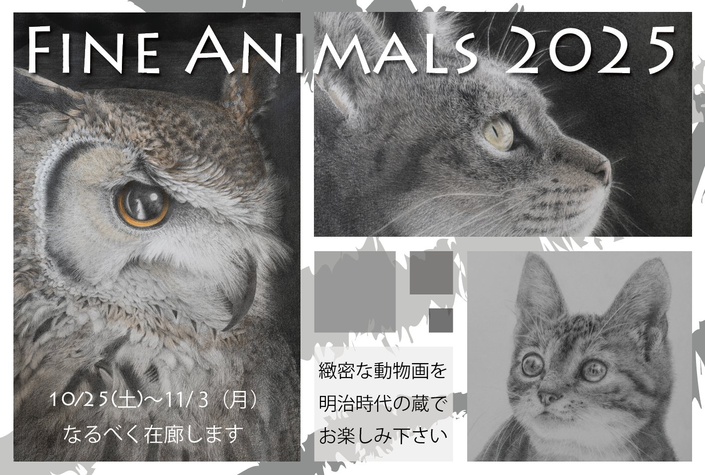 サイ　動物ペン画No.13 rhinoceros.jpg