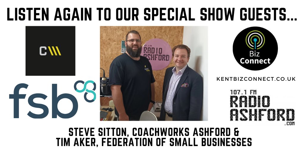 LATEST SHOW: Listen again to our special radio show guests; Steve Sitton, Coachworks Ashford <a href="/coachworks_ash/">Coachworks Ashford</a> &amp; Dr Tim Aker, Federation of Small Businesses <a href="/fsb_policy/">Federation of Small Businesses (FSB)</a>. #Kent #Business #Events #Officespace #Support #Advice kentbizconnect.co.uk/episodes/