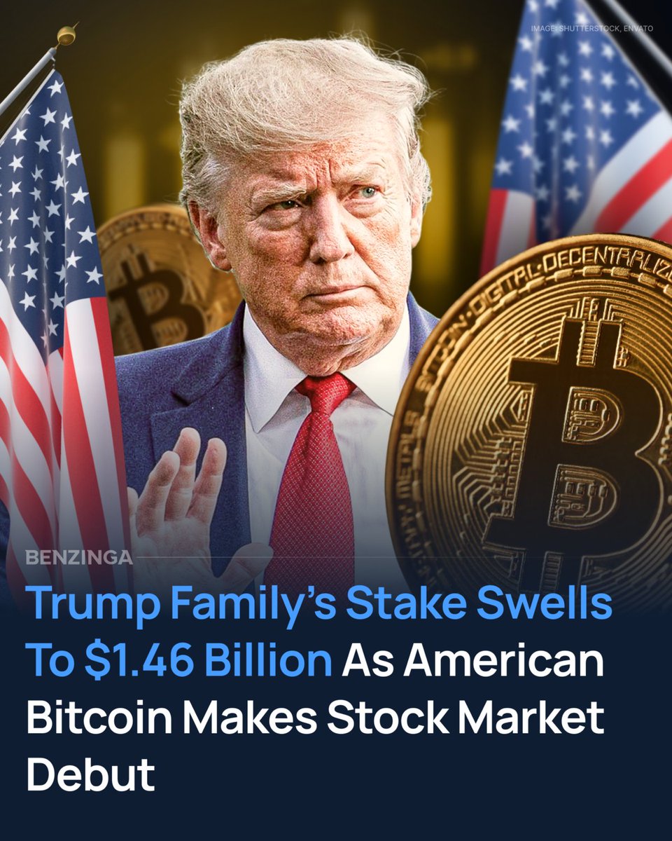 American Bitcoin Corp. made a splash in its stock market debut, sending  shares soaring before settling lower by the close. The Bitcoin mining firm  reached an intraday high of $14.52 before ending