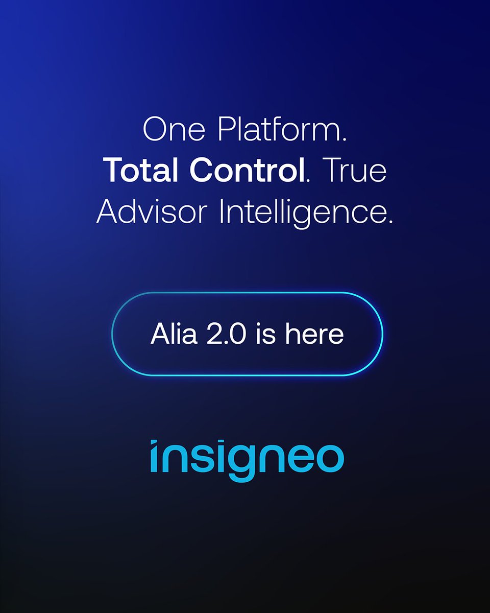 We’re proud to officially launch Alia 2.0, Insigneo’s new proprietary platform designed to modernize and streamline the way financial advisors operate by bringing together relationship management, portfolio oversight, compliance processes, and onboarding into one integrated