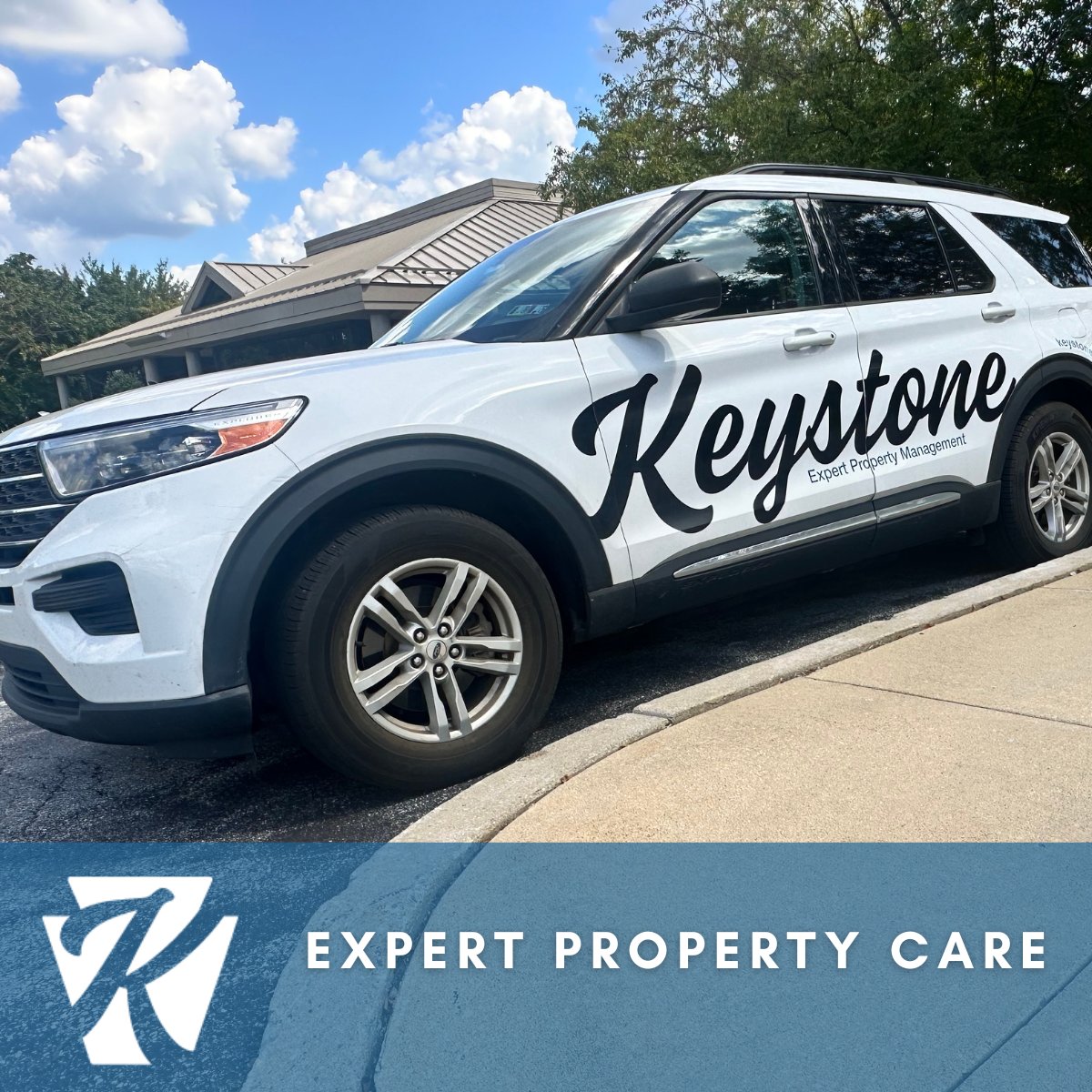 Pulling up to provide #ExpertPropertyCare to commercial sites and assets. #KeystonePAM

KeystonePAM.com | 610-370-8500
