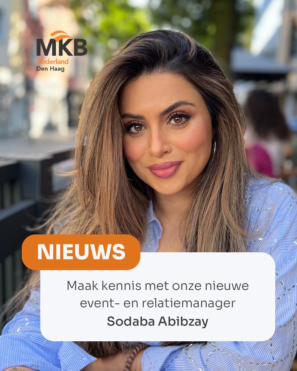 We zijn trots om Sodaba Abibzay te verwelkomen als onze nieuwe event- en relatiemanager van MKB Den Haag. Met haar passie voor het organiseren en modereren van evenementen, ervaring in communicatie en geven van trainingen, wil ze bijdragen aan een sterk MKB-netwerk in Den Haag.