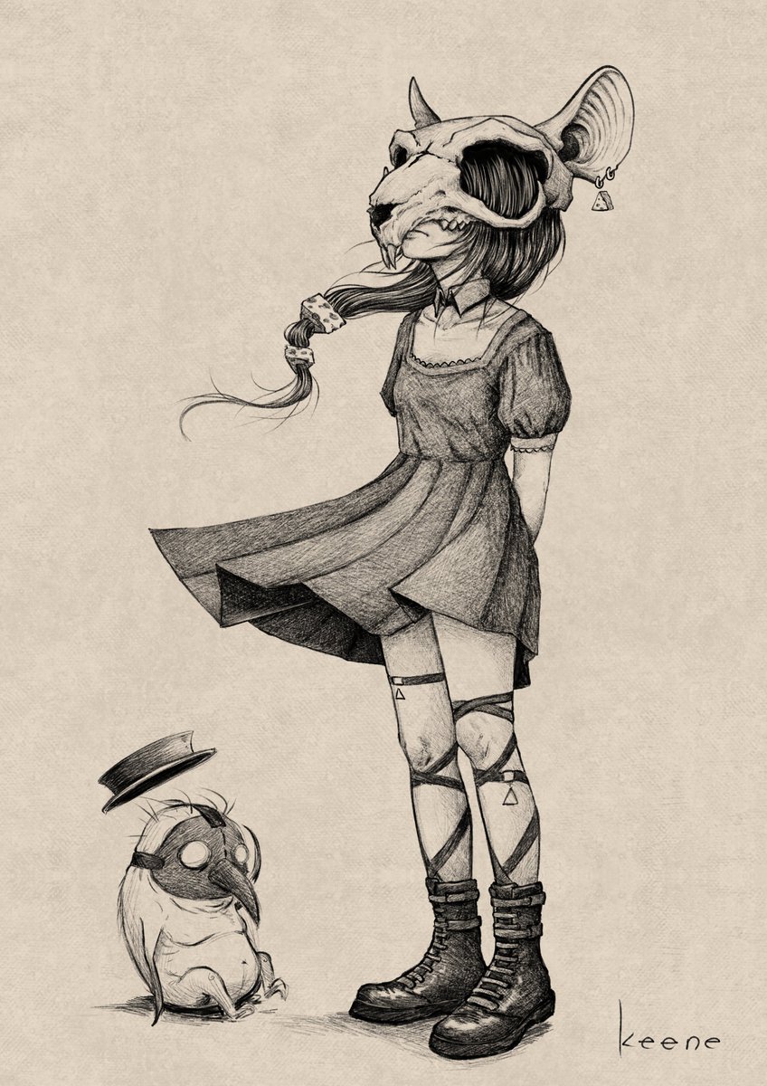 finally, first drawing in months! lol

trying to shake off the rust.