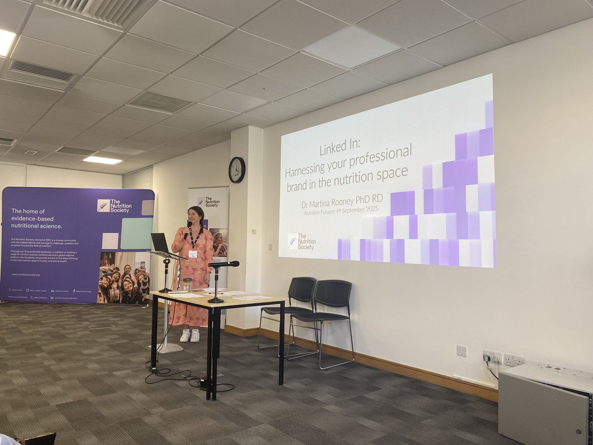 The Nutrition Society Student Section (@nutsoc_sc) on Twitter photo ๐ Closing our day on a high note with <a href="/Martina_Rooney_/">Martina Rooney PhD RD</a>!
Our final session dives into how to harness your professional brand in the nutrition space ๐ป
#NutritionFutures25 ๐ Closing our day on a high note with <a href="/Martina_Rooney_/">Martina Rooney PhD RD</a>!
Our final session dives into how to harness your professional brand in the nutrition space ๐ป
#NutritionFutures25
