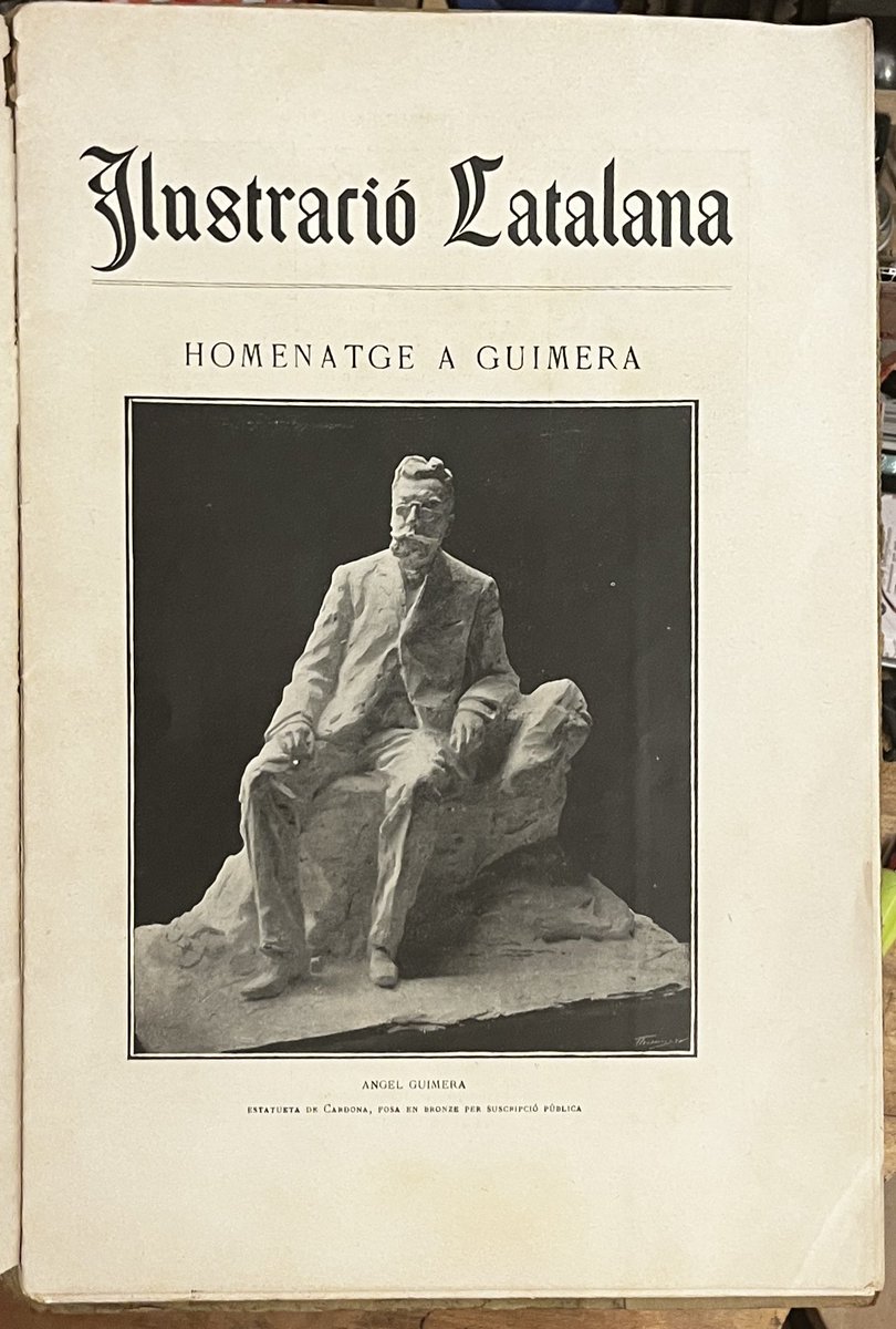 Ilustració Catalana. Núm d’homentage a #àngelguimerà Maig de 1919