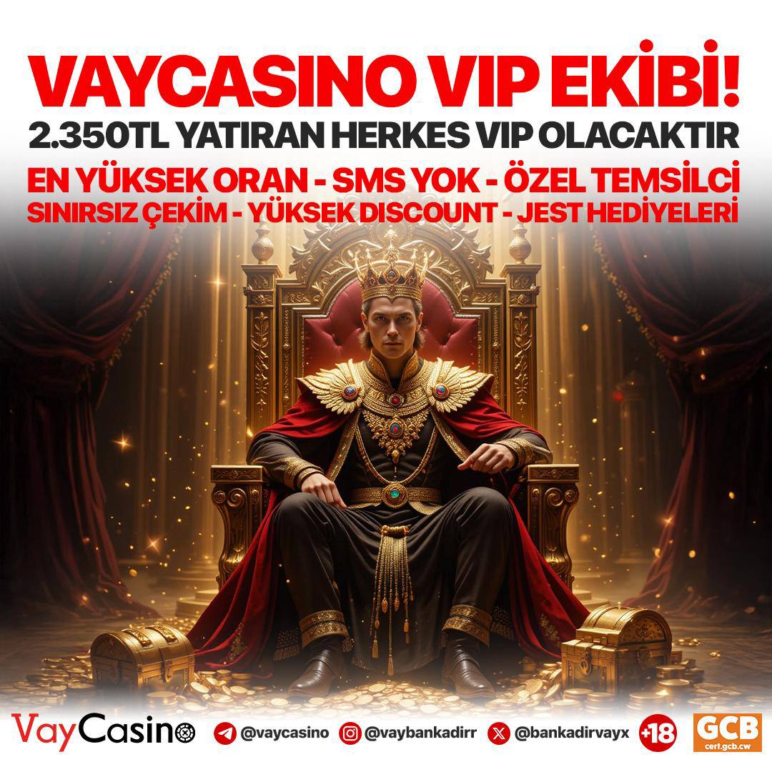 72 saat içerisinde 2350 TL yatırım yapan üyelerimiz Vip STATÜ alınacaktır

En Yüksek Spor Oranları
Sms Atımının Tarafınıza Özel Kaldırılması
Özel Müşteri Temsilcisi
%25 ve üzeri Anlık Discount
Jest Bonusları
Her gün FREESPİN

t2m.io/vayx