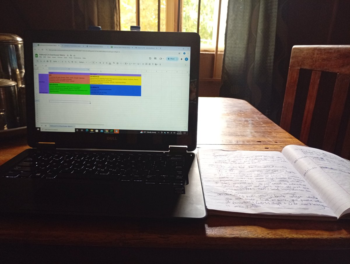 desmoy3199's tweet image. I just wrapped up the #TechcrushOneMonthRecap challenge. 
I started unsure, but now I’m more confident as a Virtual Assistant. I’ve learned how to manage projects, communicate better, and stay organized. 
My biggest win? Staying consistent 💪 #VA #Tech4Africa @TechCrushHQ