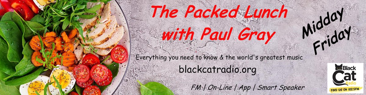 12:00 THE FRIDAY PACKED LUNCH @BlackCatRadio across the shires.....

Everything you need to know plus the world's greatest music on DAB+ &amp; 102.5fm

The best way to start the weekend in #Beds &amp; #Cambs

blackcatradio.org

#Bedford #StNeots #Bedfordshire #Cambridgeshire