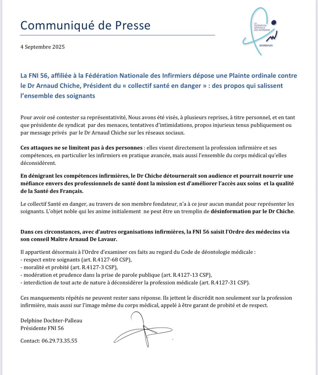 Lutter pour l’accès aux soins et contre la désinformation, c’est aussi lutter pour le Respect : 

Celui de nos compétences et des 600.000 membres que compte la profession.

Il ne faut pas s’étonner que naissent quelques …. Amitiés de Luttes.