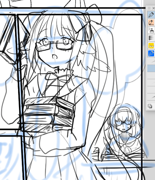 シミコ初めてちゃんと描いてるんだけどかわいくないですか 