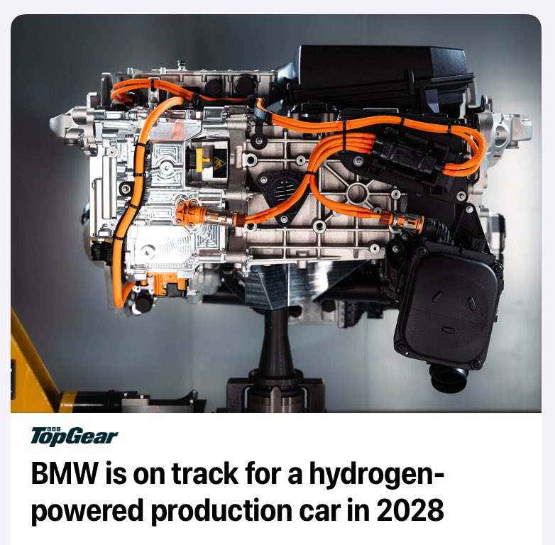 Synchronicity34's tweet image. BMW still literally gaslighting the public.
If they ever “sell” more than a few dozen #Hydrogen #FCEV I’ll be very surprised. 😎