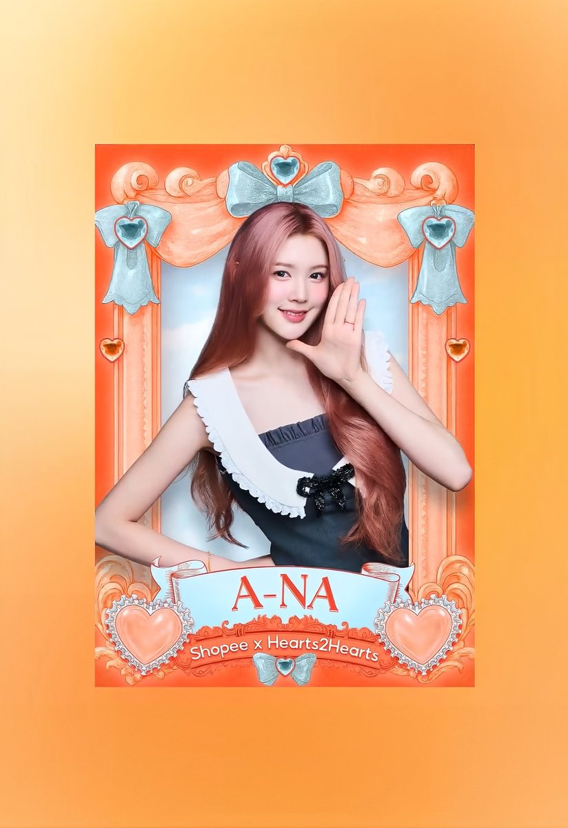 Hearts2Hearts A-NA for shopee indonesia. @ShopeeID #A_NA #에이나