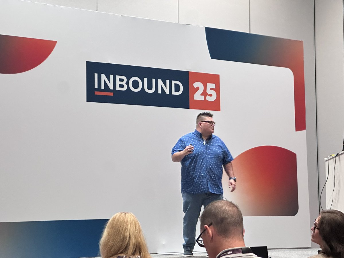 DriveChipSip's tweet photo. Great first day at @INBOUND! Looking forward to a great Day 2.
S/O @worldata, @GeorgeBThomas and all the great presenters so far. #Inbound2025 https://t.co/mBCZyPWSjY
