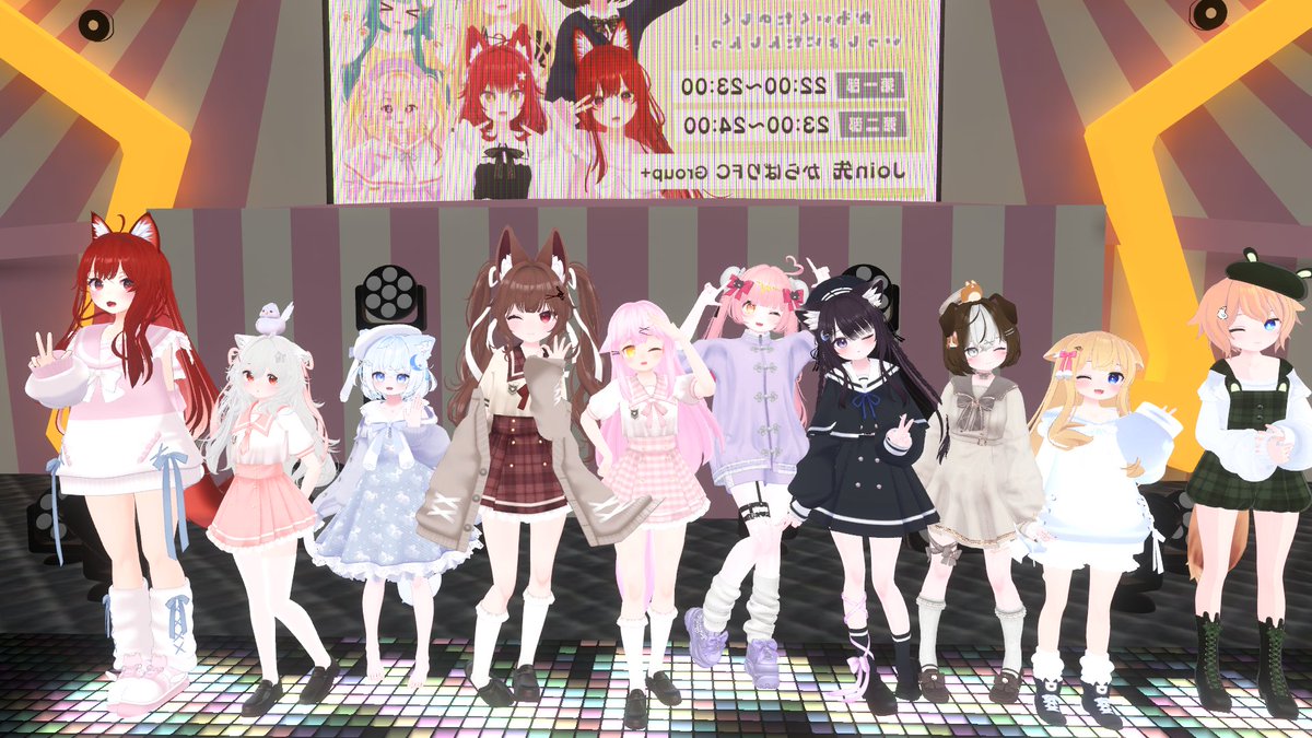 VRneko3mai's tweet photo. ダンス見てきたった(=^‥^=)ゞ－☆
集合写真より(=^･ω･^=)
#ColorfulParty #からぱり https://t.co/TUKCm8XxvE