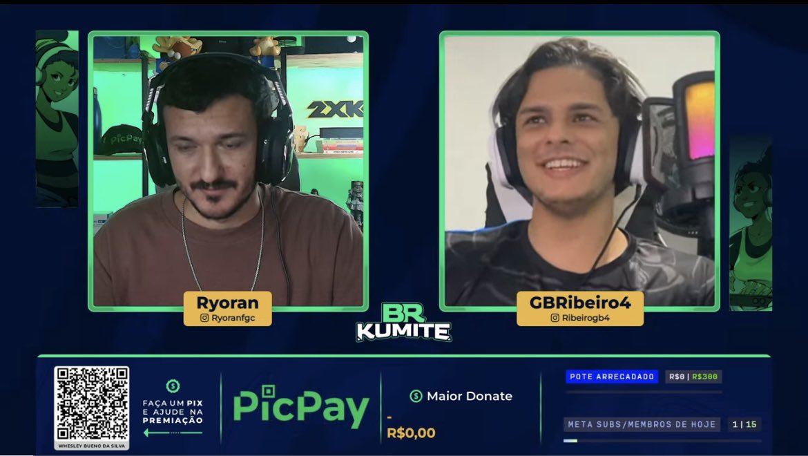 GBRibeiro4 (@ribeiro14gb) on Twitter photo Há duas semanas, o <a href="/buiufgc/">Victor Hugo Buiu</a> e a equipe do <a href="/kombatklub/">KombatKlub</a> me deram a oportunidade de começar a castear junto com eles, participando da Pro League de MK1. Gostei muito da experiência e me diverti bastante certamente não esperava gostar tanto de comentar torneios quanto gostei. + Há duas semanas, o <a href="/buiufgc/">Victor Hugo Buiu</a> e a equipe do <a href="/kombatklub/">KombatKlub</a> me deram a oportunidade de começar a castear junto com eles, participando da Pro League de MK1. Gostei muito da experiência e me diverti bastante certamente não esperava gostar tanto de comentar torneios quanto gostei. +