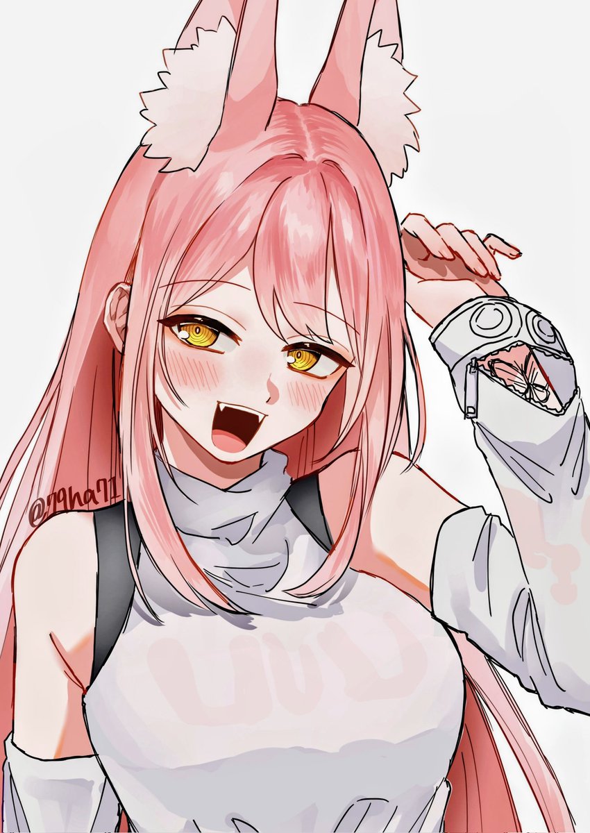 おっとりしてみえる子の犬歯が尖ってるの好き