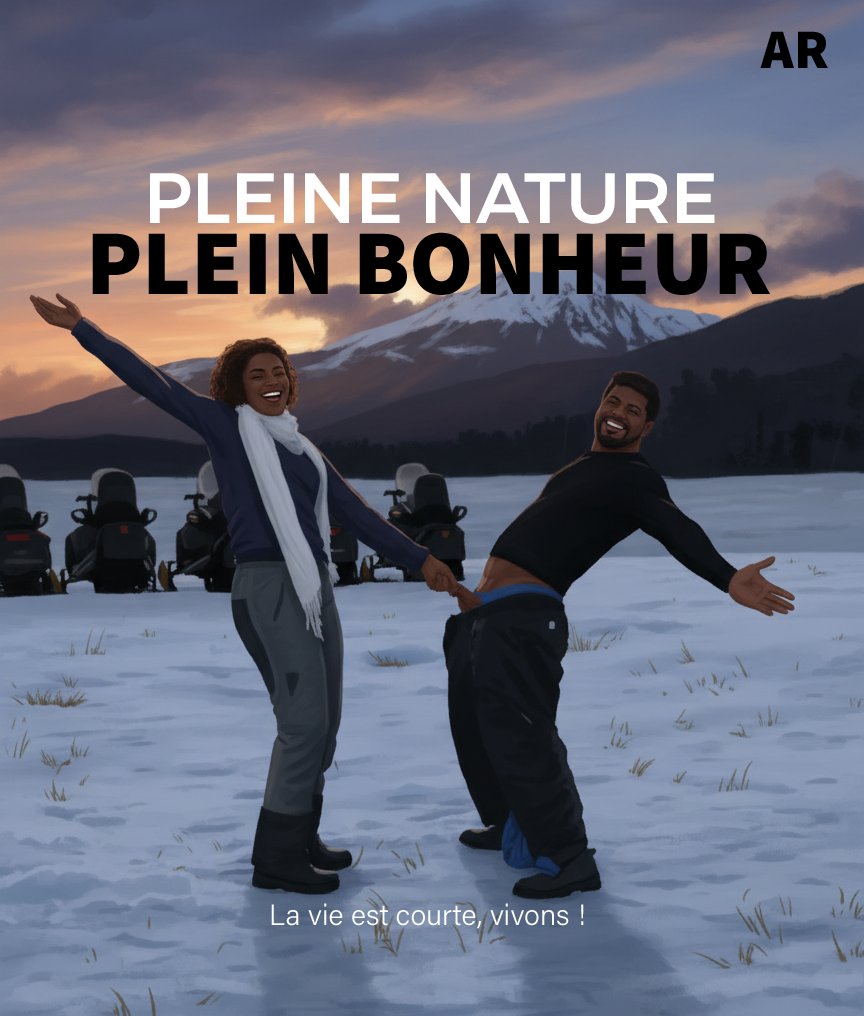 Quelle aventure ! Le froid ne nous arrête pas quand l'esprit est chaud. Un rire partagé dans la neige, ça n'a pas de prix ! 

#AventureHivernale #BonheurPartagé #Voyage #FouRire #PleineNature