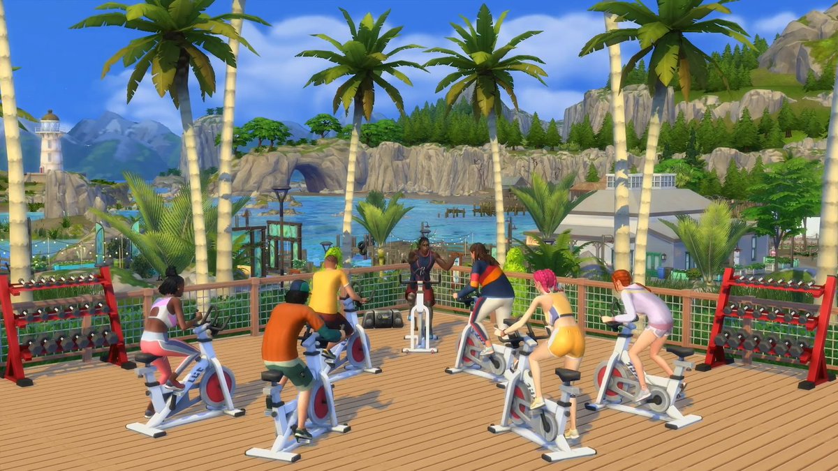TheSims's tweet image. Make new friends (real or imaginary), discover new activities, explore interests & more! Kayaking, archery, imagination, competition - it all awaits ➡️ x.ea.com/85729