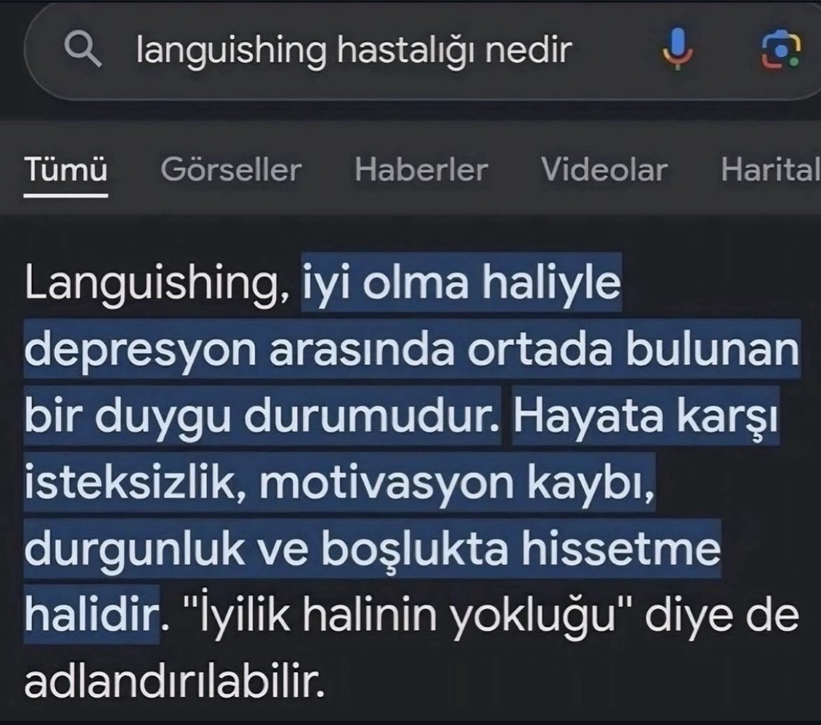 Çoğumuzun hastalığı
