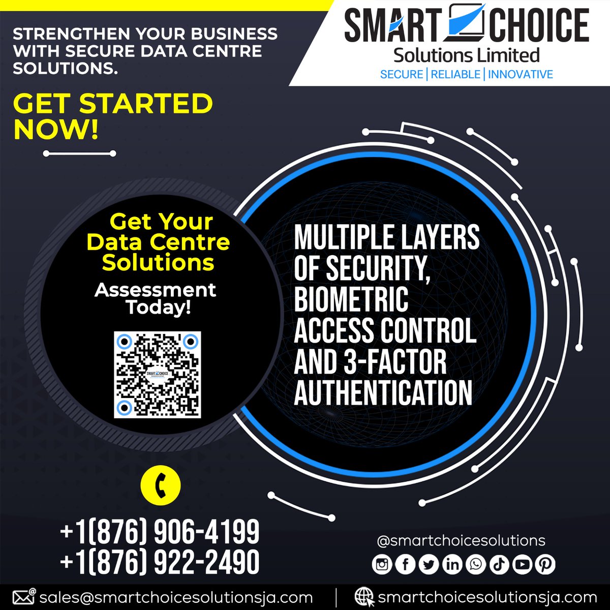 SMARTCHOICEJM's tweet image. Don’t just run your business. PROTECT it. 🔐🔥

👉 Scan the QR code in the image to book your FREE Data Center Assessment today!

#smartchoicesolutions #datasecurity #businessprotection #cybersecurity #jamaicabusiness #secureyourself #Jamaica