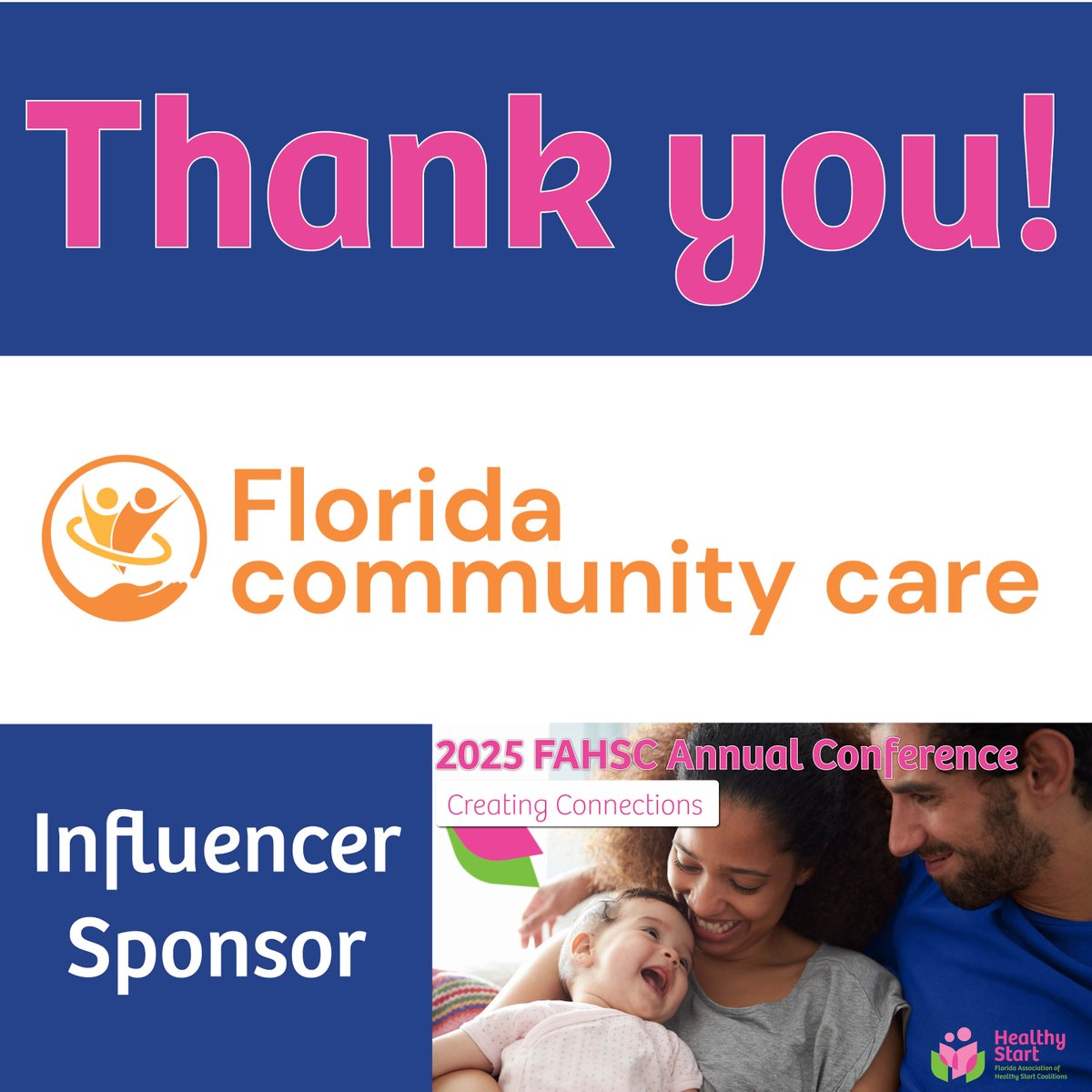 Florida Association of Healthy Start Coalitions (@flhealthystart) on Twitter photo Thank You to <a href="/FCCHealthCare/">FCC Healthcare</a> for being an Influencer Sponsor!
We’re grateful for their continued support! Your partnership makes a lasting impact on the families and communities we serve.
#ThankYouSponsors #communitysupport #MakingADifference #StrongerTogether Thank You to <a href="/FCCHealthCare/">FCC Healthcare</a> for being an Influencer Sponsor!
We’re grateful for their continued support! Your partnership makes a lasting impact on the families and communities we serve.
#ThankYouSponsors #communitysupport #MakingADifference #StrongerTogether