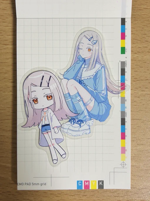 クリアステッカー作った!可愛すぎるかも…