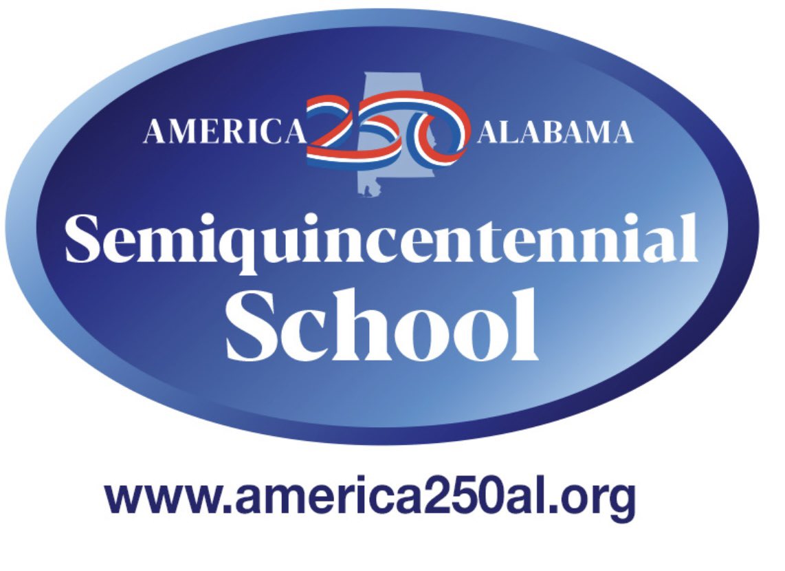 On July 4, 2026, the United States will mark the 250th anniversary of the Signing of the Declaration of Independence, the birth of our Nation. Learn how your school can become an America250Alabama Semiquincentennial School by visiting: america250al.org/become-a-semiq…