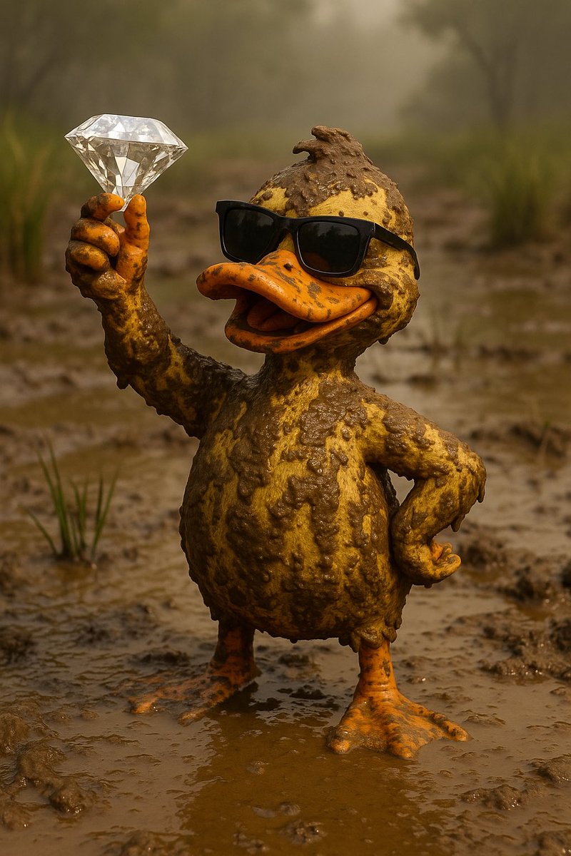 MUDDUCK1of1's tweet photo. If you’re looking for a gem, don’t be afraid to dig in the mud. 💎🦆
Because that’s where you’ll find $MUDDUCK — the diamond of the swamp. 🌕🚀
#MUDDUCK #Solana #HiddenGem https://t.co/FyLSfovw6u