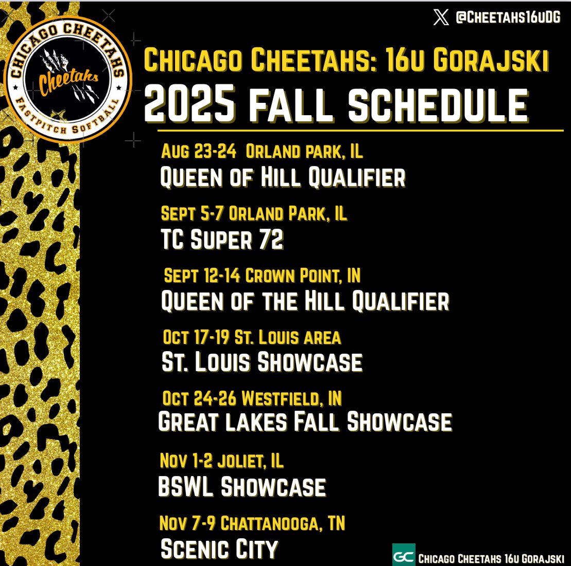 Chicago Cheetahs -Gorajski tweet media