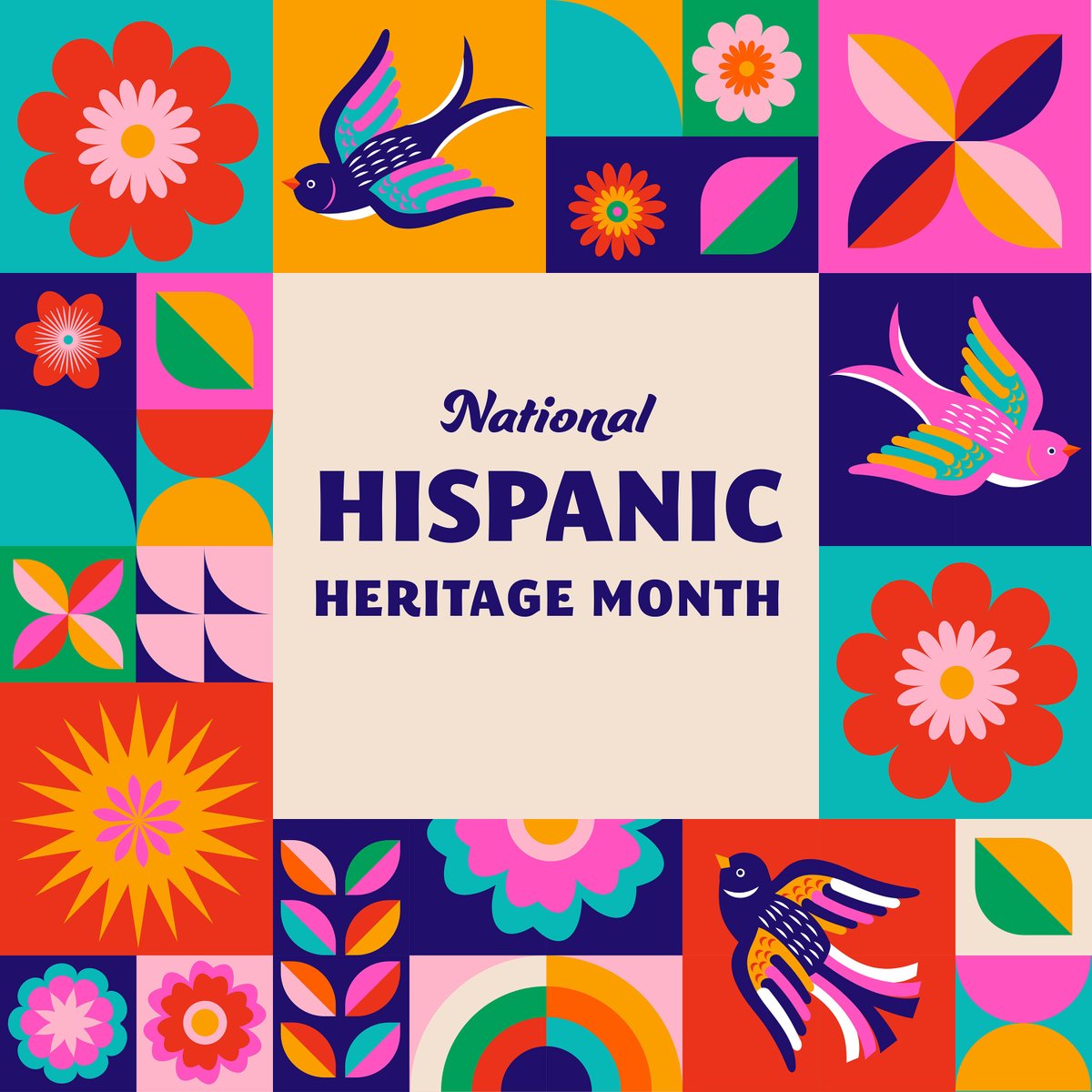 September 15–October 15 is Hispanic Heritage Month! A time to honor the history, culture, and countless contributions of Hispanic and Latino communities.
#HispanicHeritageMonth