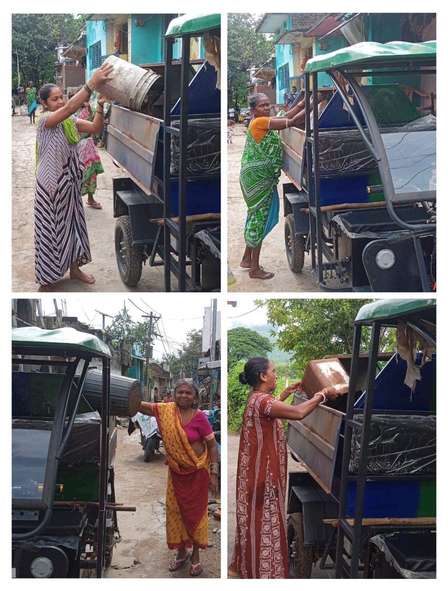 KharasandaGP's tweet photo. Door to Door Waste collection at Kharasanda Panchayat @GosaniBlock @CDO_ZP_GJP @DM_Gajapati @CMO_Odisha @PRDeptOdisha @swachhbharat #cleanindia #SwachhBharatMission #SwachhataHiSeva https://t.co/En9tdJ6Aup