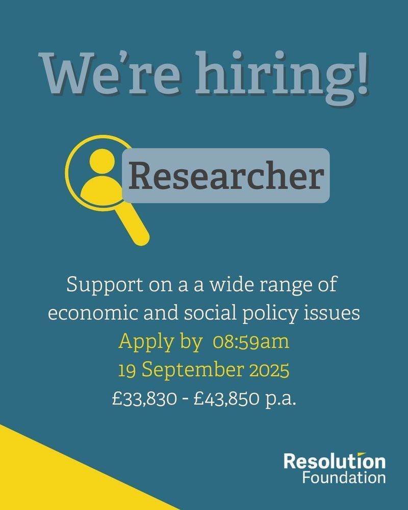 🚨 Vacancies alert! 

We're currently hiring for three new roles. Applications for all three will close on September 19th. 

See details and how to apply here 👉  buff.ly/EjyZen5