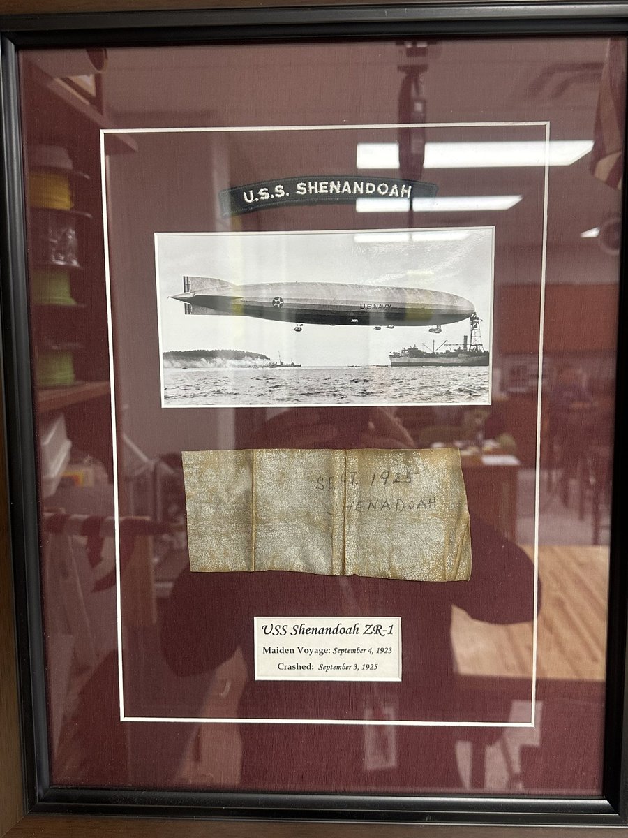 MLegats's tweet image. In my STEM classes this week we have been learning about the U.S.S. Shenandoah. Today we were blessed with a visit from a local expert on the Shenandoah. He shared some pieces from his collection. What a great day of learning!  #OSLN @NobleLocal_SD @OSLN @AppSTEMCollab @JDenius