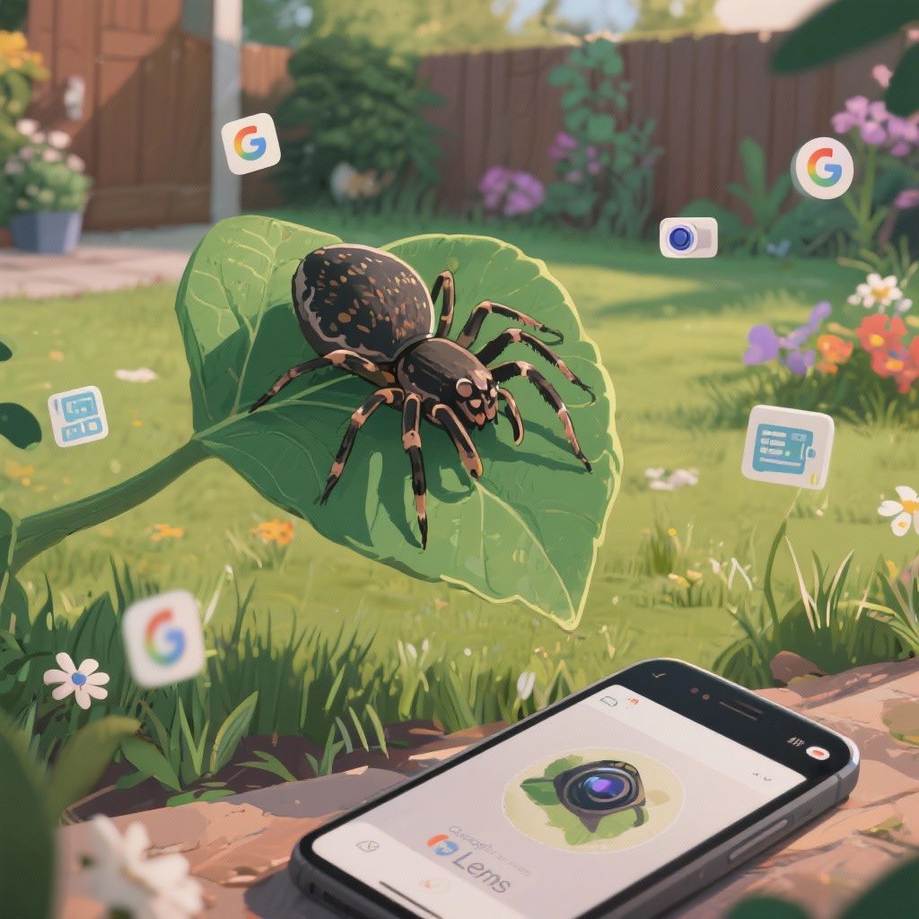 NieuweMobiel's tweet image. Een vogelspin in je tuin?! 🕷️
Vandaag werd er zomaar een gevonden in een achtertuin in Harderwijk!
Vind jij een onbekend dier of insect? Gebruik je telefoon! 📸 Met Google Lens richt je de camera en weet je direct wat het is. Super handig en veilig.
#vogelspin #techtip