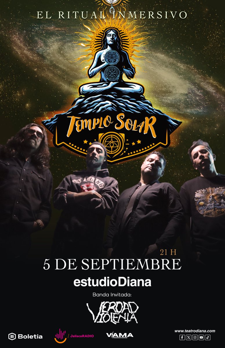 Mañana 5 de septiembre el Templo Solar presenta su primer álbum , un disco conceptual que tiene una sola canción que dura 37 minutos con 37 segundo.

Gracias a todos los que participaron en el programa "Música para volar" del jefe <a href="/Tavaresalaire/">Alejandro Tavares</a> y ¡felicidades a los ganadores!