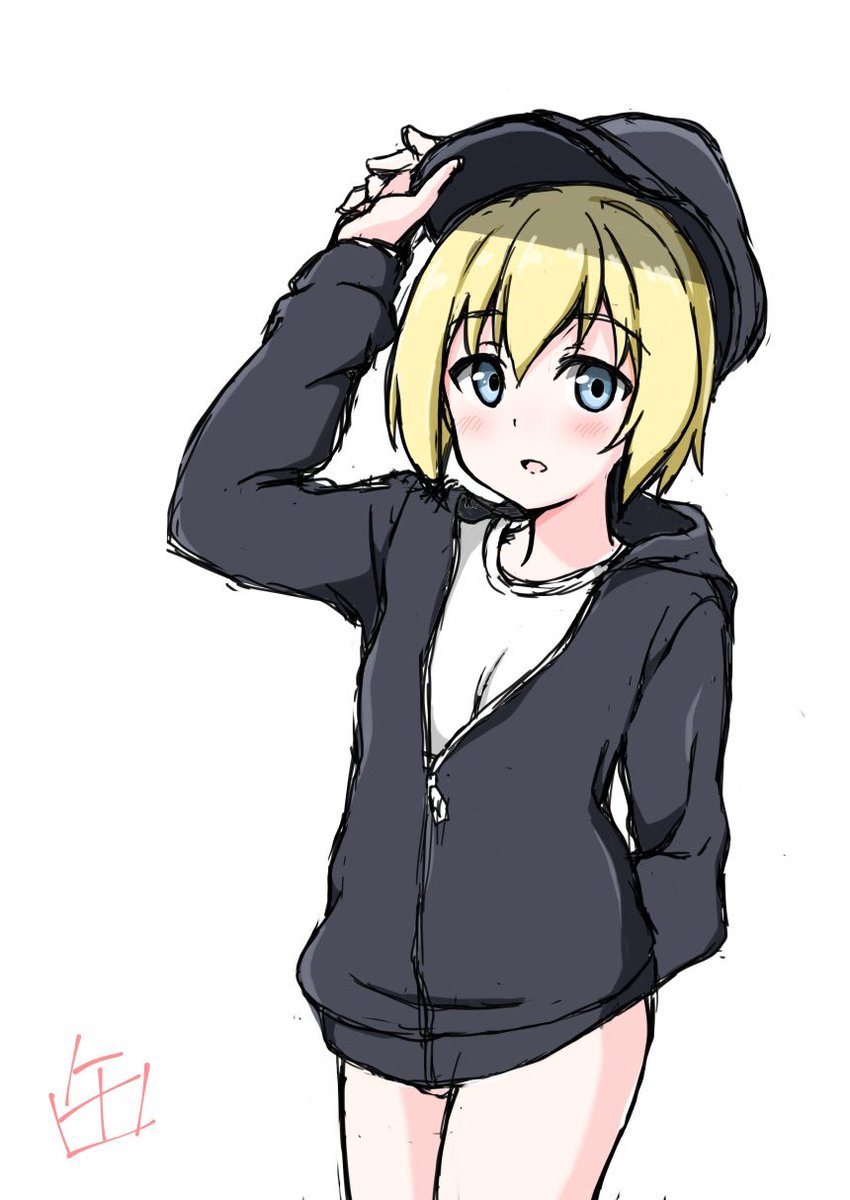 久々にエーリカハルトマン氏を描いた 