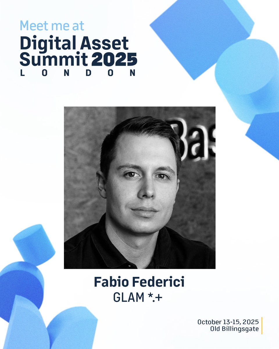 Fabio Federici (@fabfederici) on Twitter photo London calling 🇬🇧
Bringing <a href="/glamsystems/">GLAM</a>'s vision of Internet Capital Markets to London. Vaults, policies, and integrations that make institutional onchain asset management on <a href="/solana/">Solana</a>  simple.
Let’s connect. London calling 🇬🇧
Bringing <a href="/glamsystems/">GLAM</a>'s vision of Internet Capital Markets to London. Vaults, policies, and integrations that make institutional onchain asset management on <a href="/solana/">Solana</a>  simple.
Let’s connect.