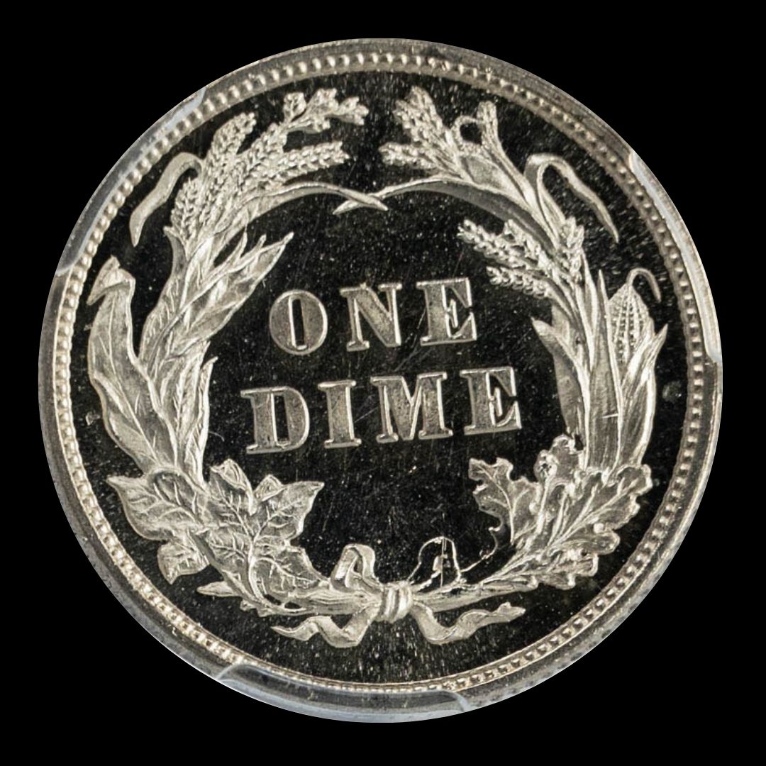 nfccoins's tweet photo. It's Throwback Thursday and we're showcasing this 1897 Barber 10C PR67 Cam PCGS CAC Secure. Newly listed on our website &amp; eBay storefront!

Website: https://t.co/nWpZ4EaO6V

eBay: https://t.co/Njim1M8hfI

#tnfc #ThrowbackThursday #pcgscoin #silvercoins #Numismatics #barberdime https://t.co/okB7YIUYb1