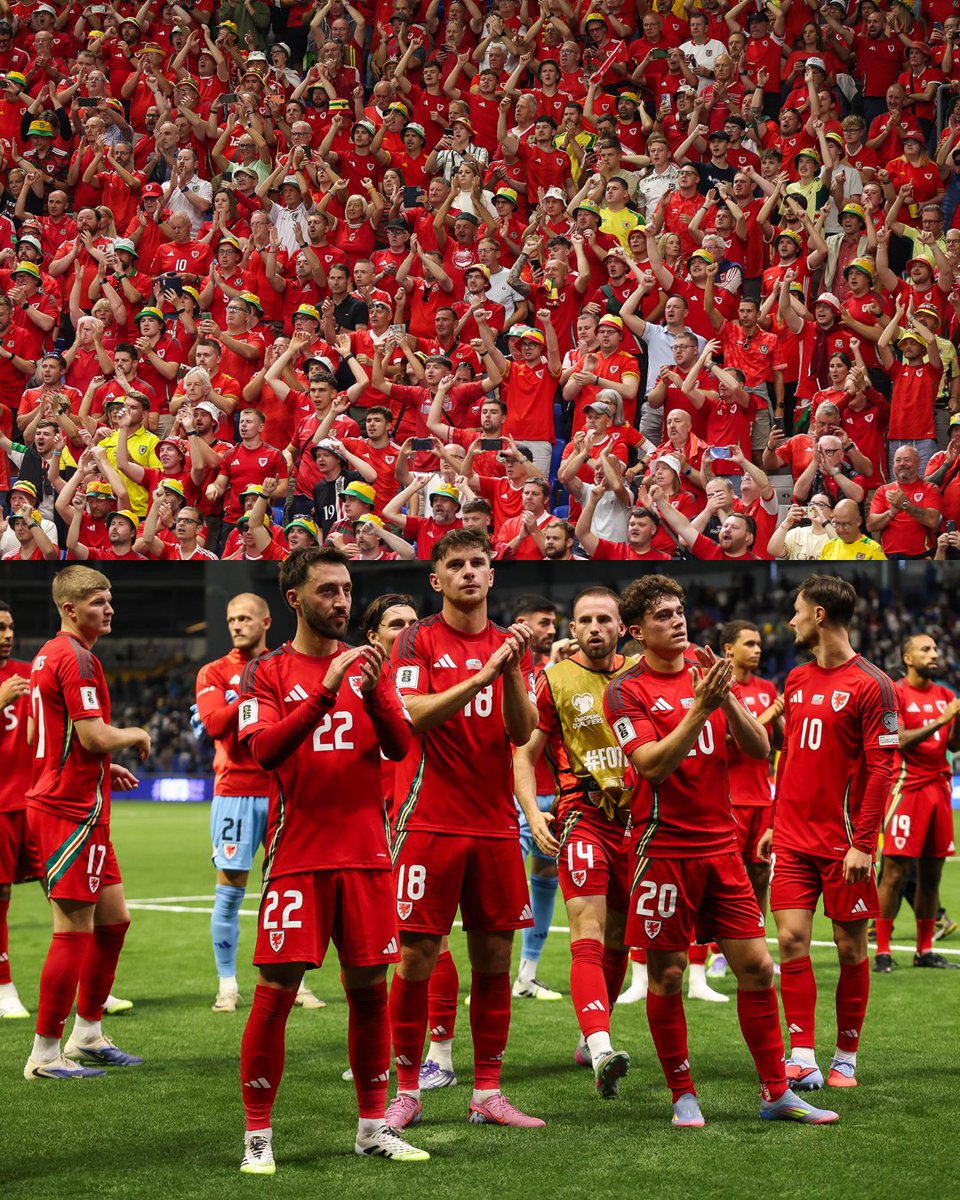 Y Wal Goch. Diolch am eich cefnogaeth. 🏴󠁧󠁢󠁷󠁬󠁳󠁿♥️