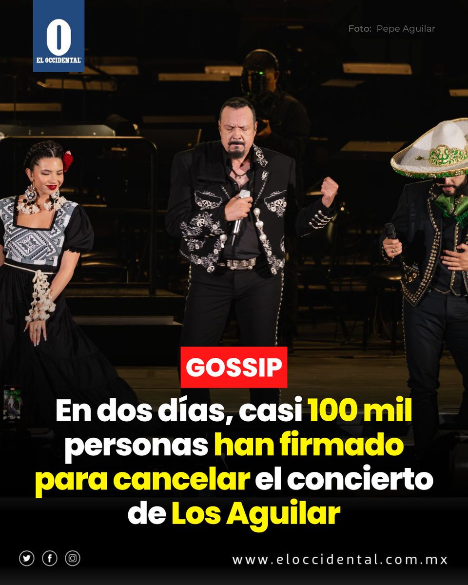 El evento de Los Aguilar en el Grito de Independencia en GDL es organizado por la Agencia Estatal de Entretenimiento, a cargo de Lorena Martínez Ramírez.

👉 acortar.link/fHYYvi