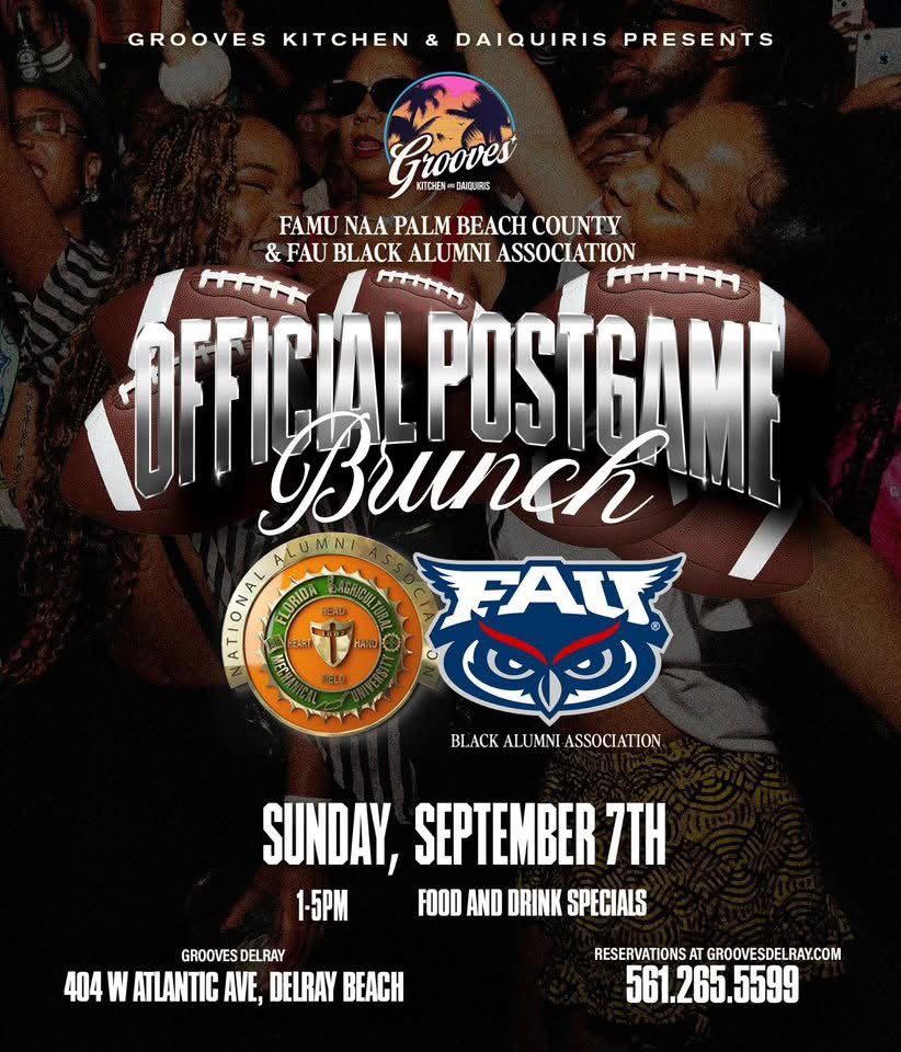 The Rattlers are taking on the FAU Owls this weekend in what promises to be a historic game!

The Palm Beach Chapter has an exciting lineup of events planned for everyone who’ll be in town. 

#FAMUNAA #famu