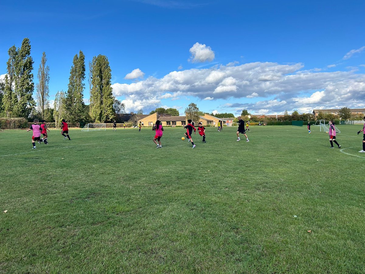 An excellent turn up to this afternoons y7 football trial in preparation for next week’s first football fixture of the season #greatattitude #topskills