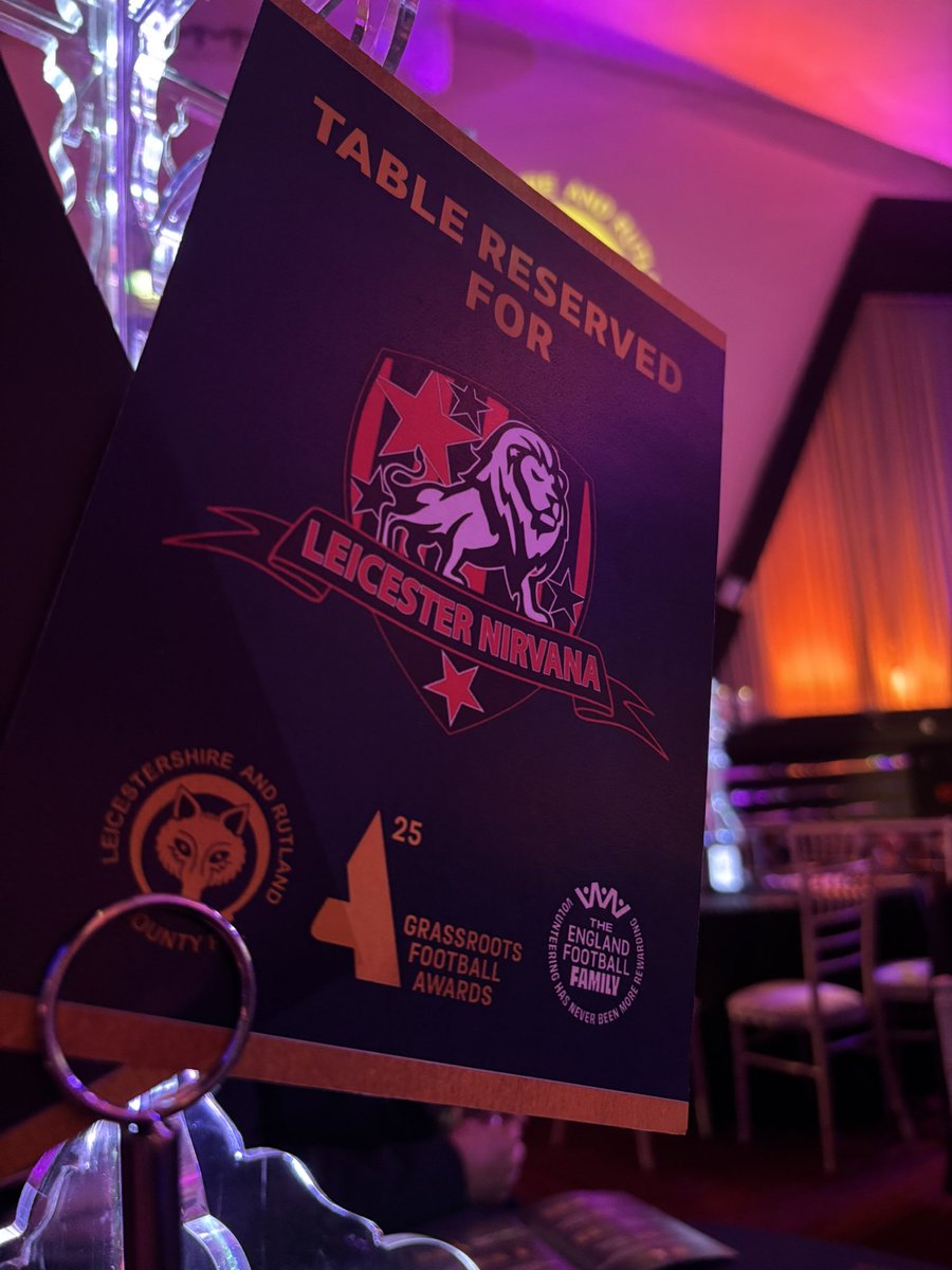 LeicNirvanaFc's tweet photo. 🌟 We are DOUBLE WINNERS! 🌟

🏆 Leicestershire &amp; Rutland FA Club of the Year 2025
🏆 FA National Grassroots Club of the Year 2025

Huge honour for everyone at Leicester Nirvana FC ❤️🖤
Thank you to our players, coaches, volunteers &amp; community!

👉 https://t.co/y7yJsCxxfF https://t.co/yIn6Nevotg