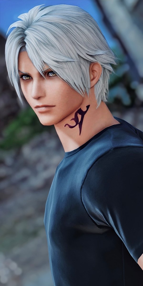 Thancred in the form-fitting tee #Thancred #ThancredThursday